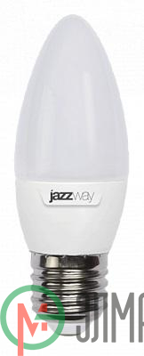 Лампа светодиодная PLED-SP C37 9Вт свеча 5000К холод. бел. E27 820лм 230В JazzWay 5001954A