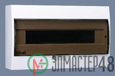 Корпус пластиковый навес. 18мод. IP41 ЩРН-П-18 SchE 31012DEK