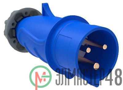 Вилка эл. каб. 16А 2P+PE 220В IP44 MAGNUM ССИ-013 ИЭК PSN01-016-3