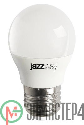 Лампа светодиодная PLED-LX G45 8Вт 4000К E27 JazzWay 5025301