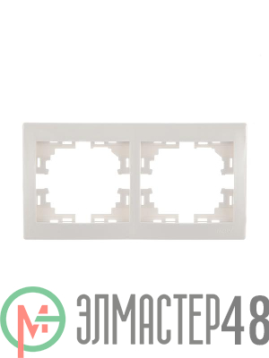 Рамка 2-м Мира горизонт. бел. Lezard 701-0200-147