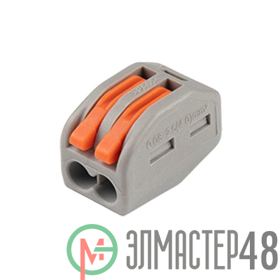Клемма монтажная рычажного соединения PTC-2P 222-412 450В 32А 0.08-2.5(4.0)кв.мм Jazzway 5050792