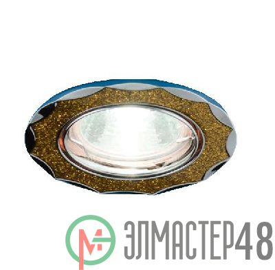 Светильник Orient 51 1 58 литой поворот. комбинир. MR16 хром/зол./хром MR16 ИТАЛМАК IT8046