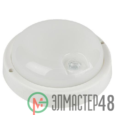 Светильник светодиодный SPB-201-3-40K-008 8Вт 4000К IP65 760лм ЖКХ с ИК датчиком движения бел. Эра Б0062507