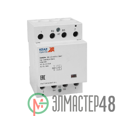 Контактор модульный OptiDin MK-100-4040-230AC КЭАЗ 321187