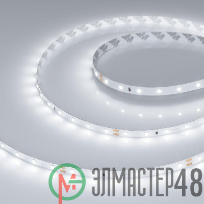 Лента светодиодная RT-A60-8mm 24В White 6000К 2835 4.8Вт/м IP20 открыт. (уп.5м) Arlight 011504(2)