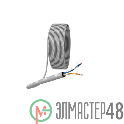 Кабель витая пара U/UTP 2х2х24 AWG Cat5e CCA PVC SIMPLE (уп.305м) ЭРА Б0044433