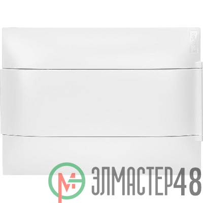 Щиток пластиковый навесной Practibox S 1х12 бел. дверь Leg 135601