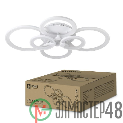 Светильник светодиодный ELEGANT BLISS-120W 120Вт 230В 3000-4000-6500К 8400лм 780х550х130мм с пультом ДУ IN HOME 4690612035468