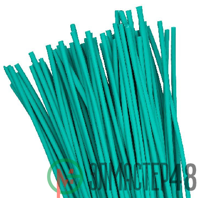 Трубка термоусадочная ТУТ 4/2 зел. (уп.100шт) PROxima EKF tut-4-j-1m