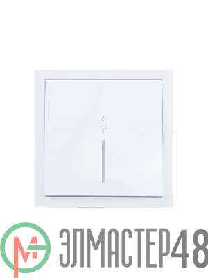 Выключатель проходной 1-кл. с индик. СП ZIMA IP20 10А безвинт. зажим бел. LEZARD 704-0288-114QC