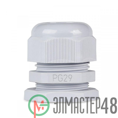 Ввод кабельный (сальник) PG-29 IP68 сер. TOKOV ELECTRIC TKE-PG-29-G