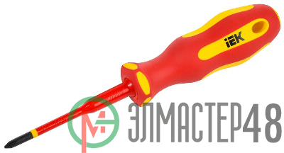 Отвертка диэлектрическая SLIM PH1х80 Т2 ARMA2L 5 IEK A2L5-SC31-T2-PH-10-080