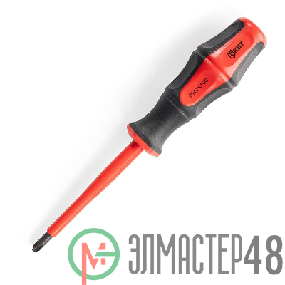 Отвертка диэлектрическая "Профи" PH2х100 КВТ 78612