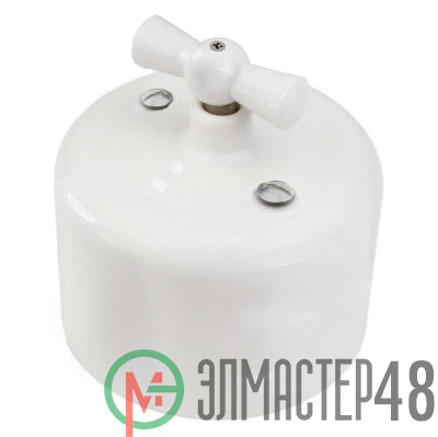 Выключатель 1-кл. RF керамика бел. Bironi R1-210-01