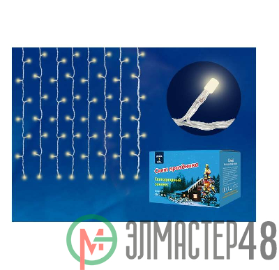 Гирлянда занавес светодиодная ULD-C2030-240/DTA WARM WHITE IP20 Uniel UL-00003680