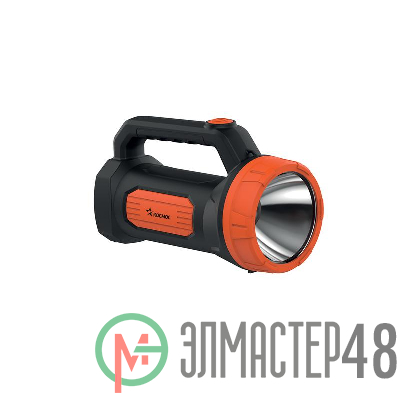Фонарь светодиодный 3Вт 2 режима работы аккум. свинцово-кислотный 4В 1.2А.ч шнур для подзарядки в компл. КОСМОС KOCAccu9103W
