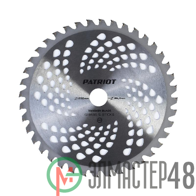 Нож TBS-40P D230х25.4мм толщина 1.3мм 40 зубьев PATRIOT 809115229