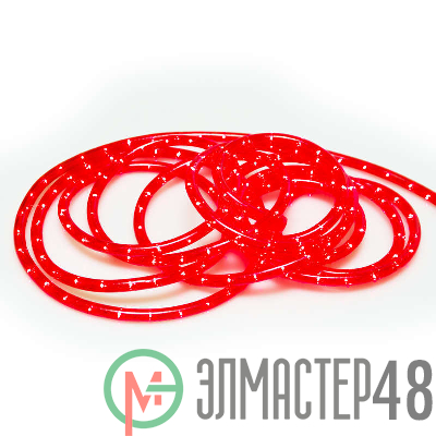 Шнур светодиодный Дюралайт LDRP3W06-R 6м красн. SHlights 4690601005809