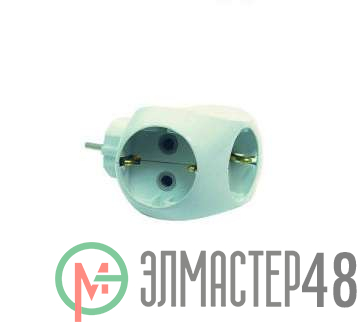 Тройник с заземл. 16А Makel 10015