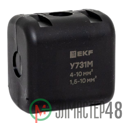 Сжим ответвительный У-731М (4-10/1.5-10кв.мм) (орех) StreamLine EKF y731m