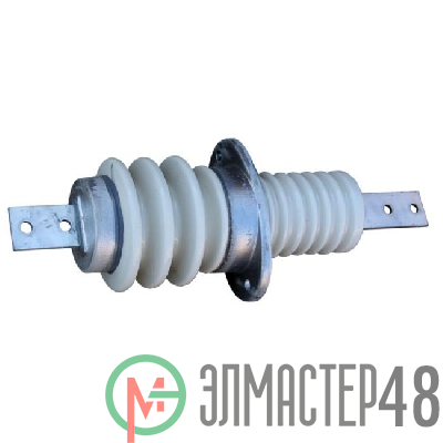 Изолятор проходной ИПУ-10/630-7.5 УХЛ1 (овал. фланец) Электрофарфор 00-00000157