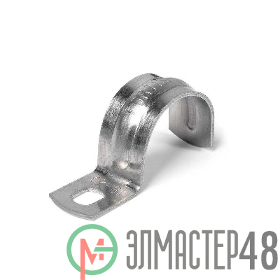 Скоба крепежная однолапковая СМО d48-50мм метал. оцинк. (уп.50шт) Fortisflex 49119