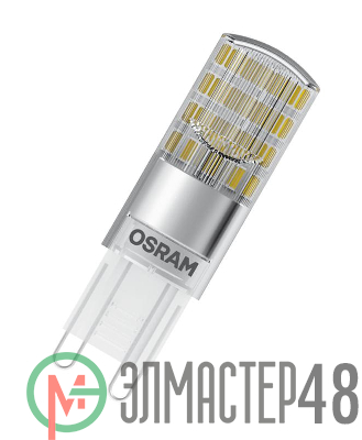 Лампа светодиодная LED STAR PIN40 3.5W/840 (замена 40Вт) 3.5Вт 4000К нейтр. бел. G9 400лм 220-240В прозр. пласт. OSRAM 4058075315853