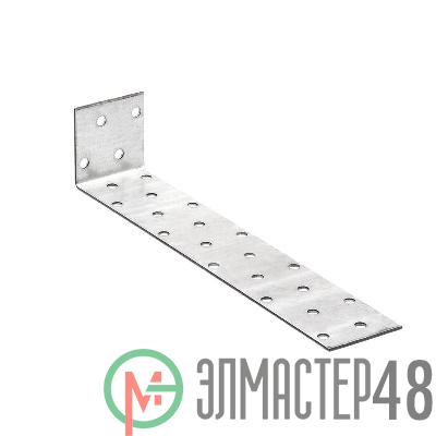 Уголок крепежный анкерный 40х200х40х2.0мм оцинк. Невский Крепеж 824836