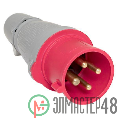 Вилка переносная 024 3Р+РЕ 32А 380В IP44 PROxima EKF ps-024-32-380-PRO