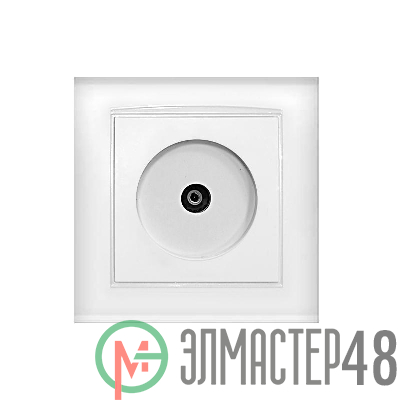 Розетка TV 1-м СП Бриллиант бел. UNIVersal 7947571