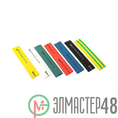 Набор трубок термоусадочных тонкостен. 12/6 (7 цветов по 3шт 100мм) EKF tut-n-12