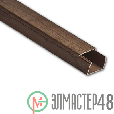 Кабель-канал 40х25 L2000 пластик дуб (темн. основа) Рувинил РКК-40х25-08М
