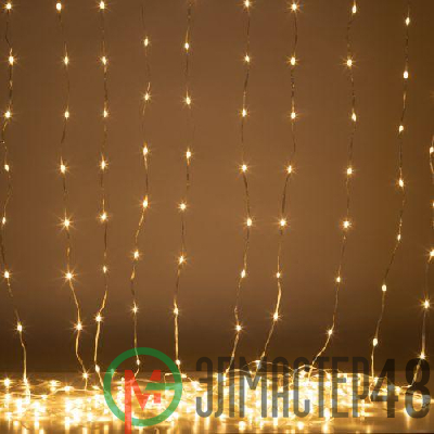 Гирлянда светодиодная ENIN-300WL "Занавес водопад" 3х2.8м 280LED IP20 тепл. бел. Эра Б0060418