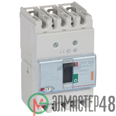 Выключатель авт. 3п 160А DPX3 160 25кА Leg 420047