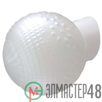 Светильник НББ 64-60-080 "Цветочек" d150 1х60Вт E27 IP20 мат./корпус наклонный бел. Элетех 1005100150