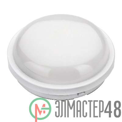 Светильник светодиодный ДСП WP 01 C 15W OP 840 WH D170 167х167х62мм 15Вт 4000К IP65 наклад. бел. Bulkhead Русский Свет 20070123069
