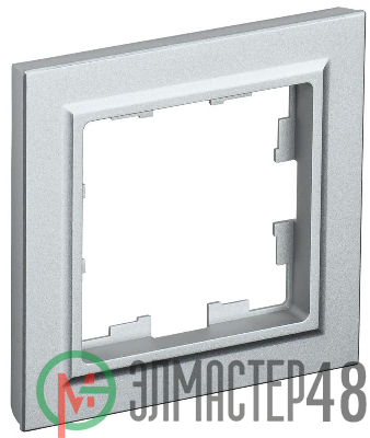 Рамка 1-м BRITE РУ-1-БрА алюм. IEK BR-M12-K47