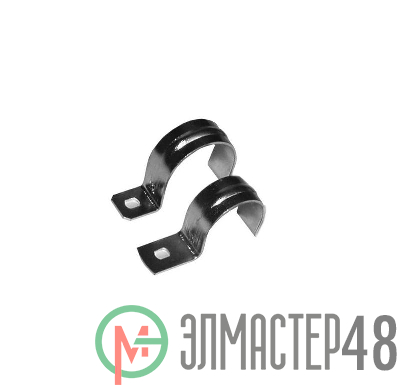 Скоба крепежная однолапковая d24-25мм метал. оцинк. Ruvinil СМО-24-50