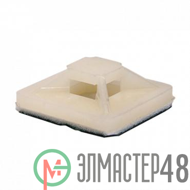 Площадка самоклеящаяся ПС-30 30х30 под хомуты (уп.100шт) IN HOME 4690612011912