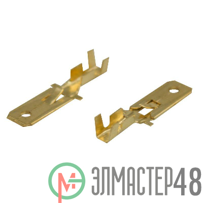 Клемма плоская (штекер-6.3мм) 1-1.5кв.мм (DJ611-6.3B) Rexant 08-0911