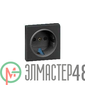 Накладка розетки Simon82 с заземл. граф. 82041-38