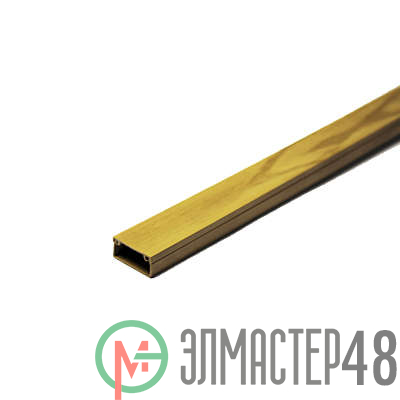 Кабель-канал 20х10 L2000 пластик с двойным замком сосна УралПак КК-3120010-160