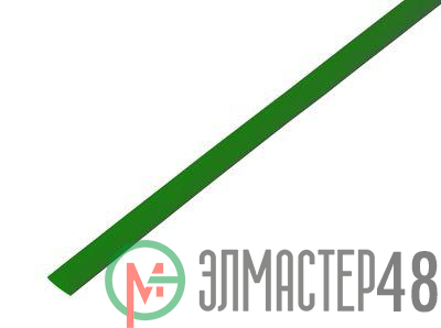 Трубка термоусадочная 6.0/3.0 1м зел. REXANT 20-6003