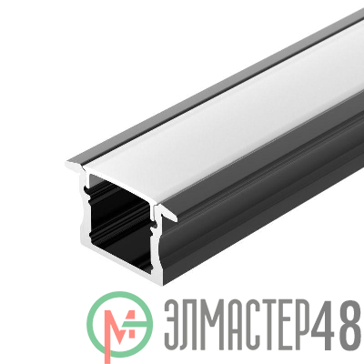 Профиль LINE-2315-F-2000 ANOD BLACK L2000 алюм. Arlight 044278