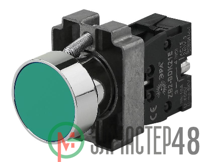 Кнопка управления LAY5-BA31 без подсветки зел. 1з BBT60-BA-K06E ЭРА Б0045665