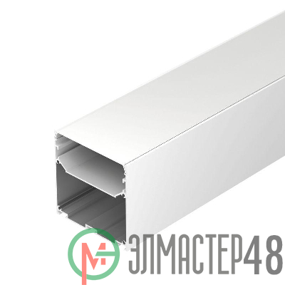Профиль LINE-S-7575-2500 WHITE L2500 алюм. Arlight 041859