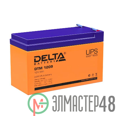 Аккумулятор 12В 9А.ч Delta DTM 1209
