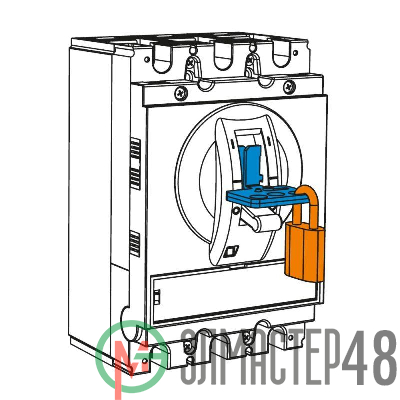 Блокировка рукоятки в отключенном состоянии PLL T400-T630 КЭАЗ 361179
