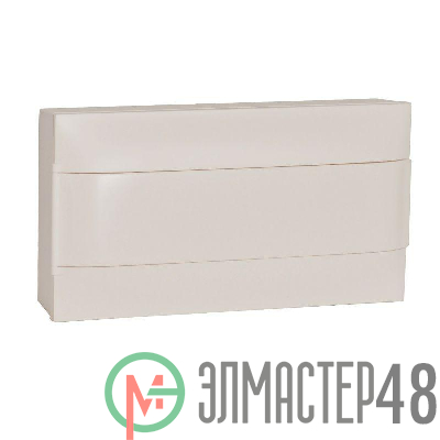 Щиток пластиковый навесной Practibox S 1х18 бел. дверь Leg 137606